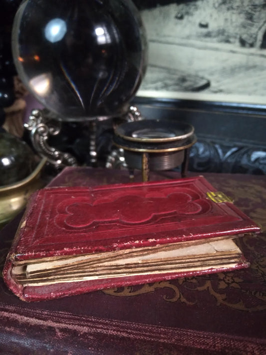 Antique Miniature Gem Tintype Photo Album