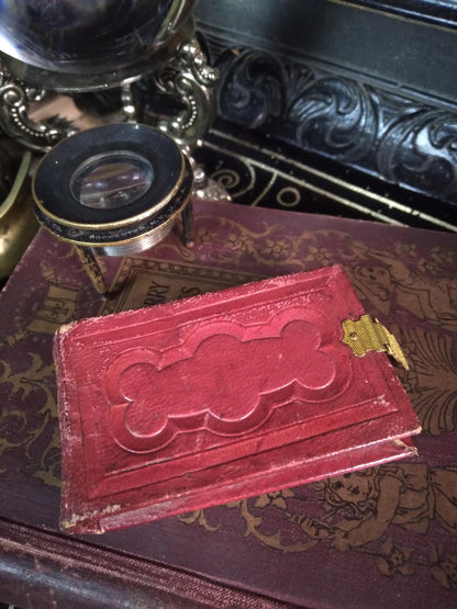 Antique Miniature Gem Tintype Photo Album