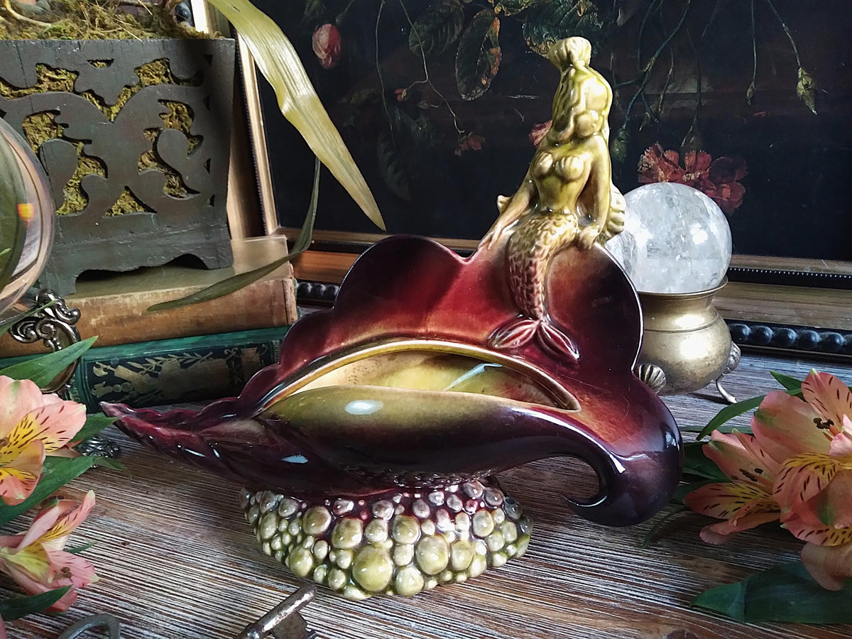 Vintage Hull Ebb Tide Mermaid Planter