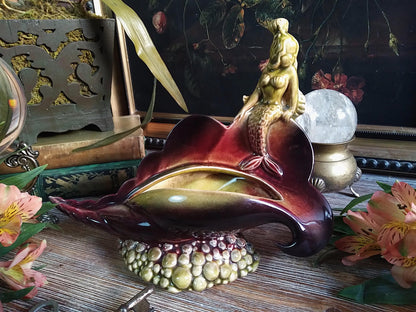 Vintage Hull Ebb Tide Mermaid Planter
