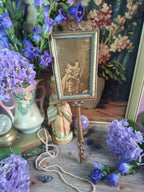 Antique Baroque Hand Mirror / Scrying Mirror