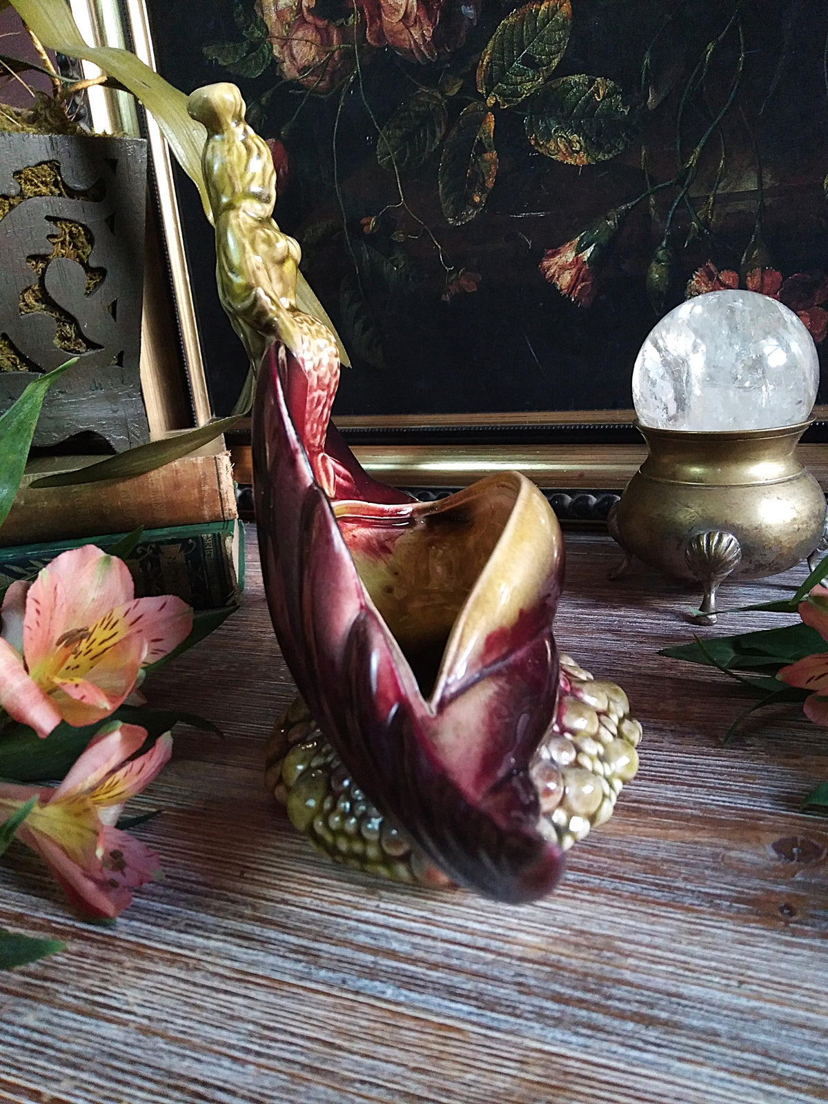 Vintage Hull Ebb Tide Mermaid Planter