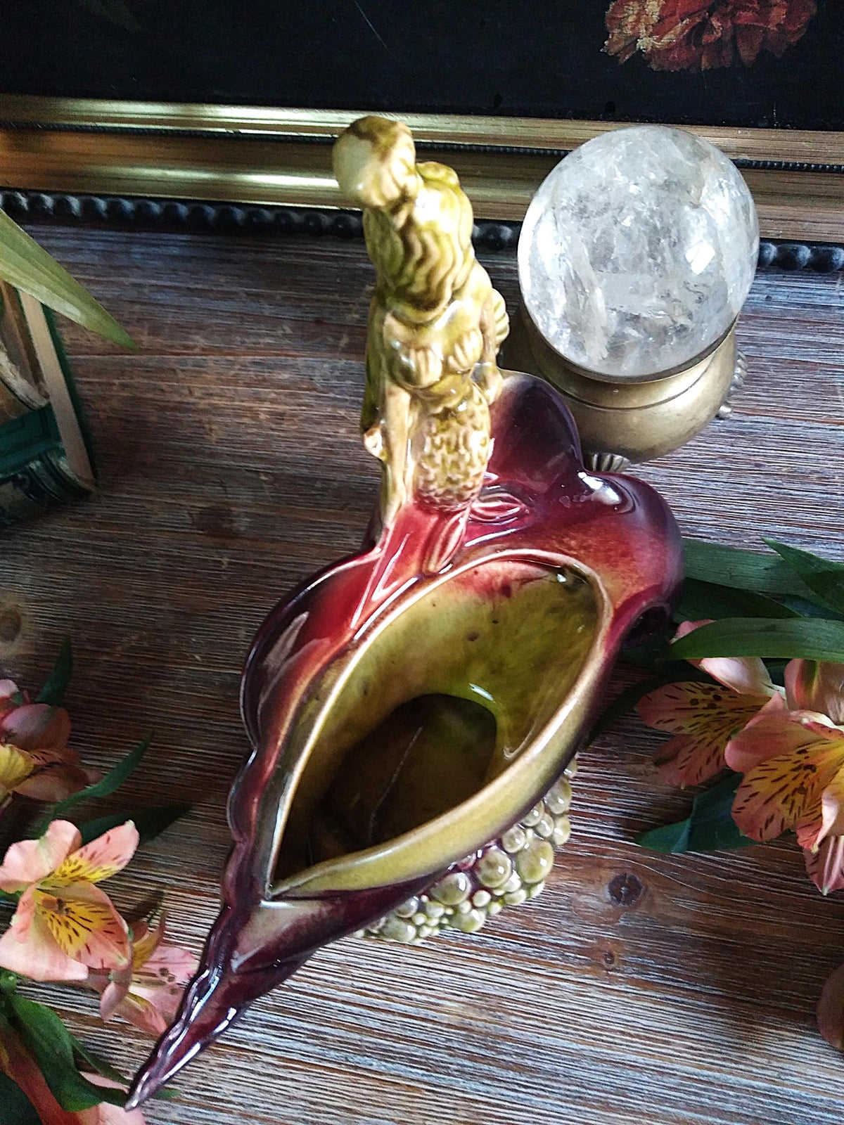 Vintage Hull Ebb Tide Mermaid Planter