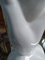 Vintage 1940s White Hand Vase