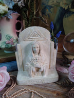 Vintage Notre-Dame Sacred Heart Mary Chalkware Bust