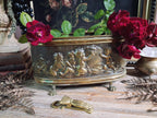 Vintage Lion-Footed Cherub Jardinière