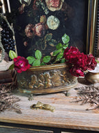 Vintage Lion-Footed Cherub Jardinière