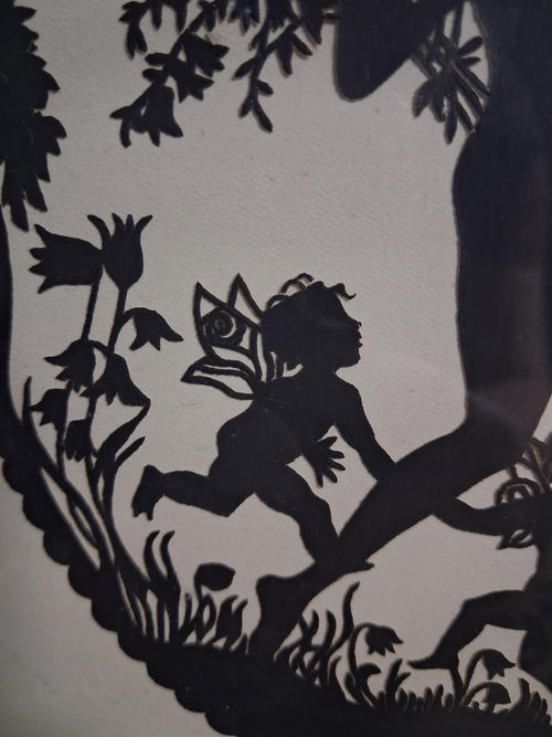 1920s Lotte Gutzlaff Scherenschnitte Silhouette