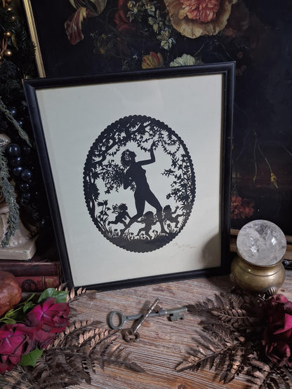 1920s Lotte Gutzlaff Scherenschnitte Silhouette