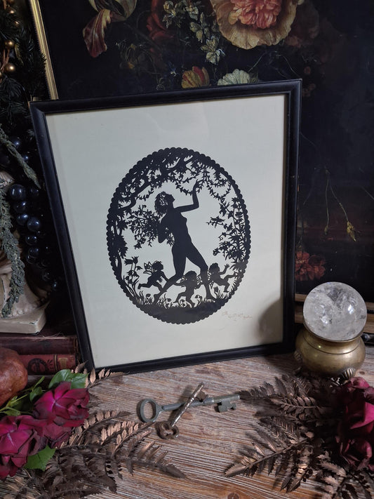 1920s Lotte Gutzlaff Scherenschnitte Silhouette
