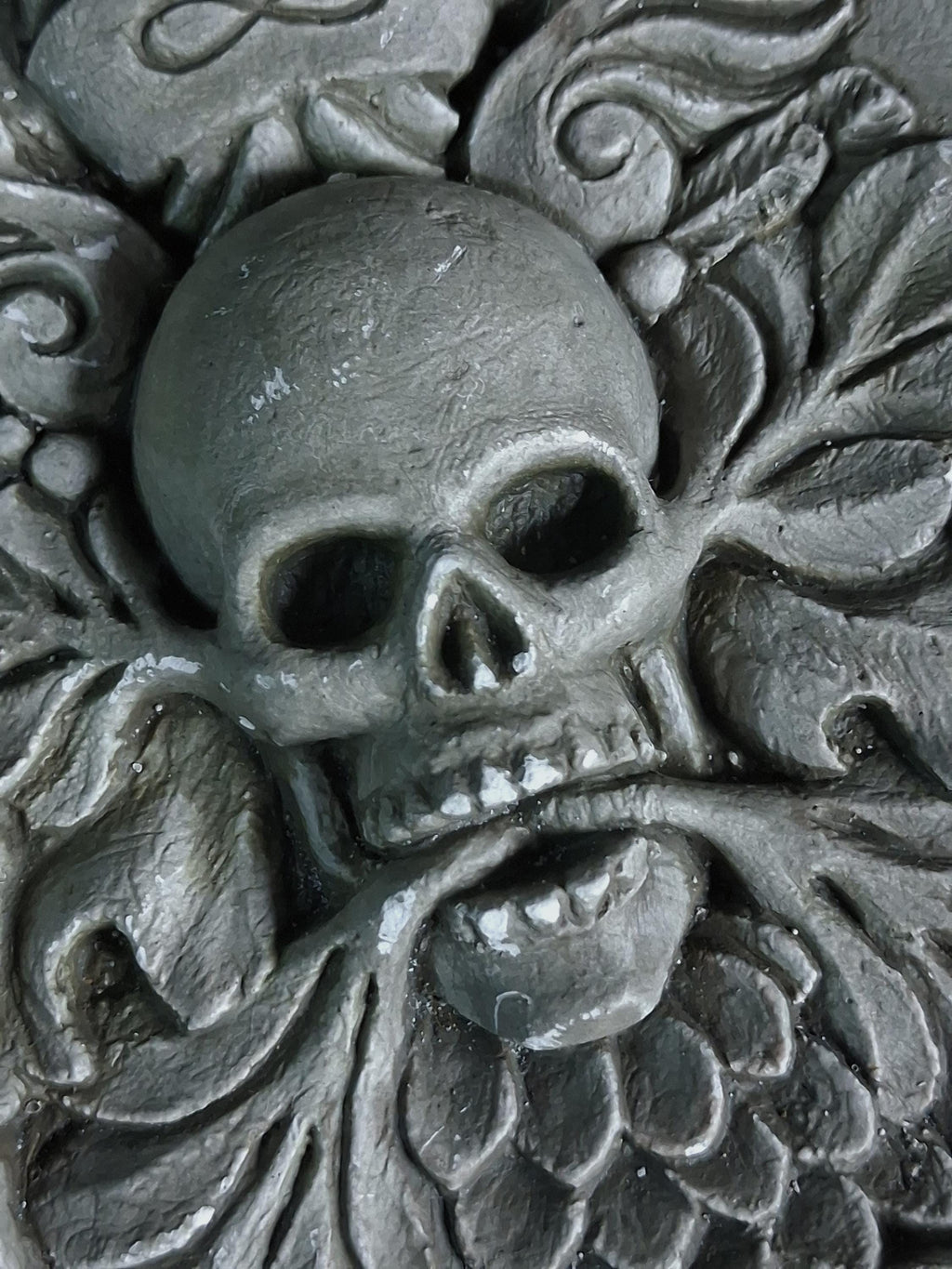 Vintage “Endless Spirit” Skull Wall Plaque