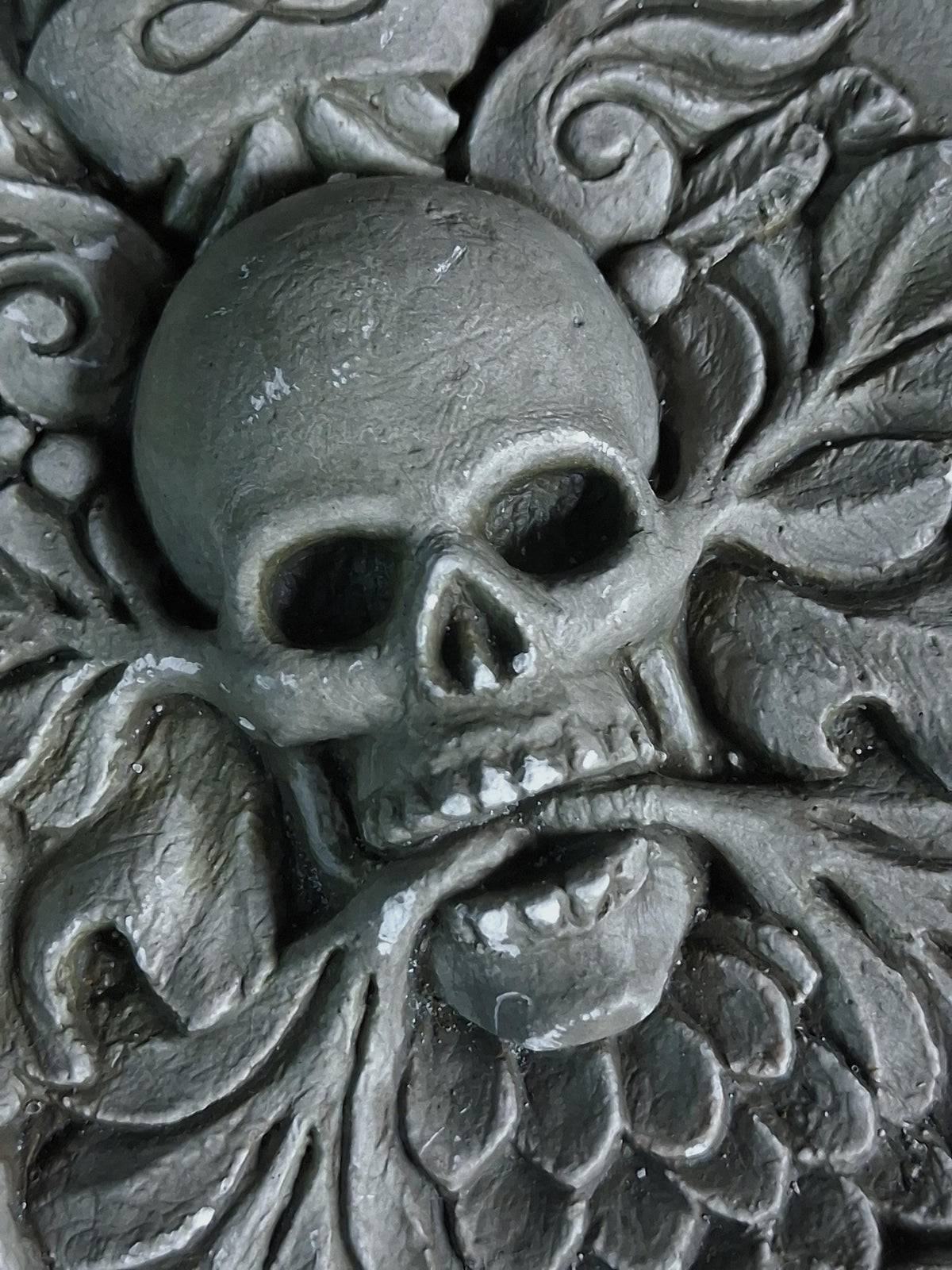 Vintage “Endless Spirit” Skull Wall Plaque