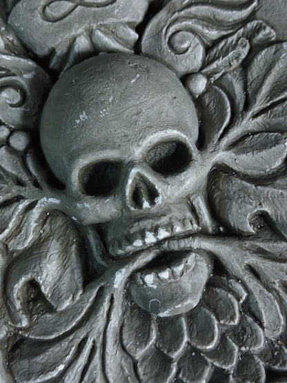 Vintage “Endless Spirit” Skull Wall Plaque